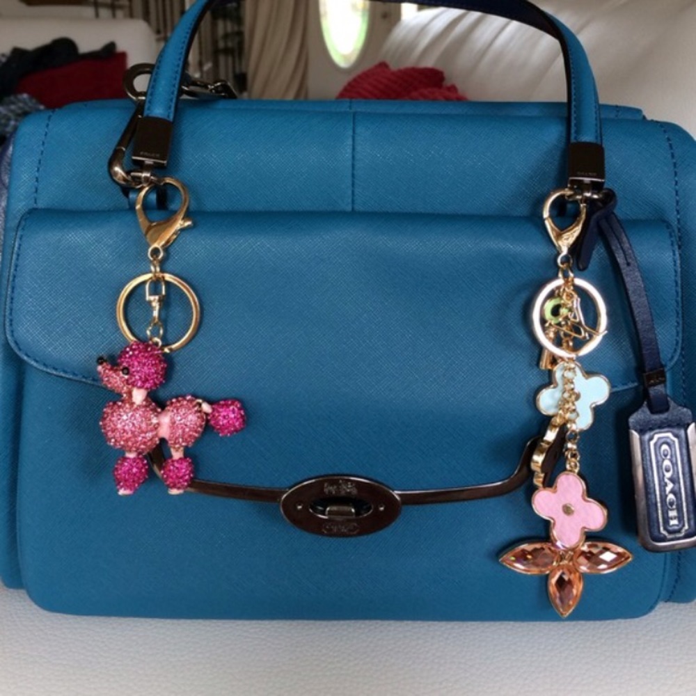 🔥SOLD🔥Coach leather purse blue